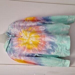 Women's Ivory Ella Tyedye Hoodie sz Med